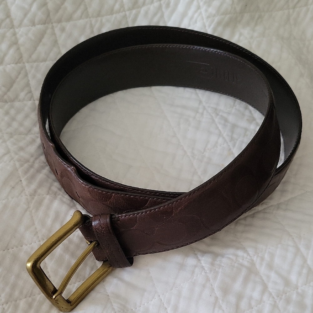 Men's Brown Leather Belt